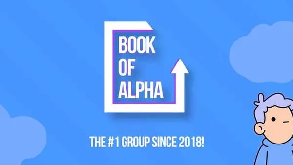 Book of Alpha promotional cover image for its daily reselling alerts service