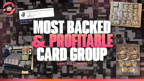 Card Followers promotional cover image for the trading card restock alert and marketplace community