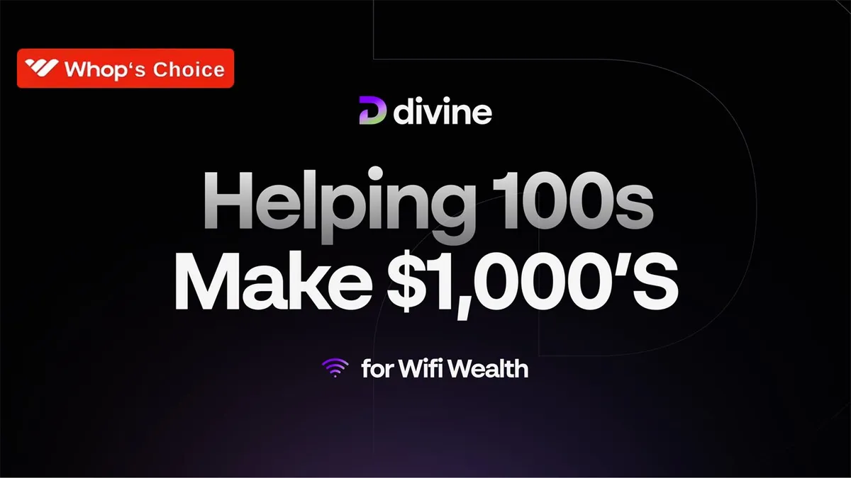Divine Pro promotional cover image for its reselling restock and leads platform