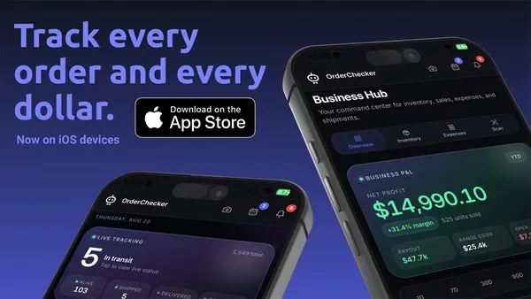 Promotional cover image for Order Checker, a browser and Discord order-tracking tool for resellers.